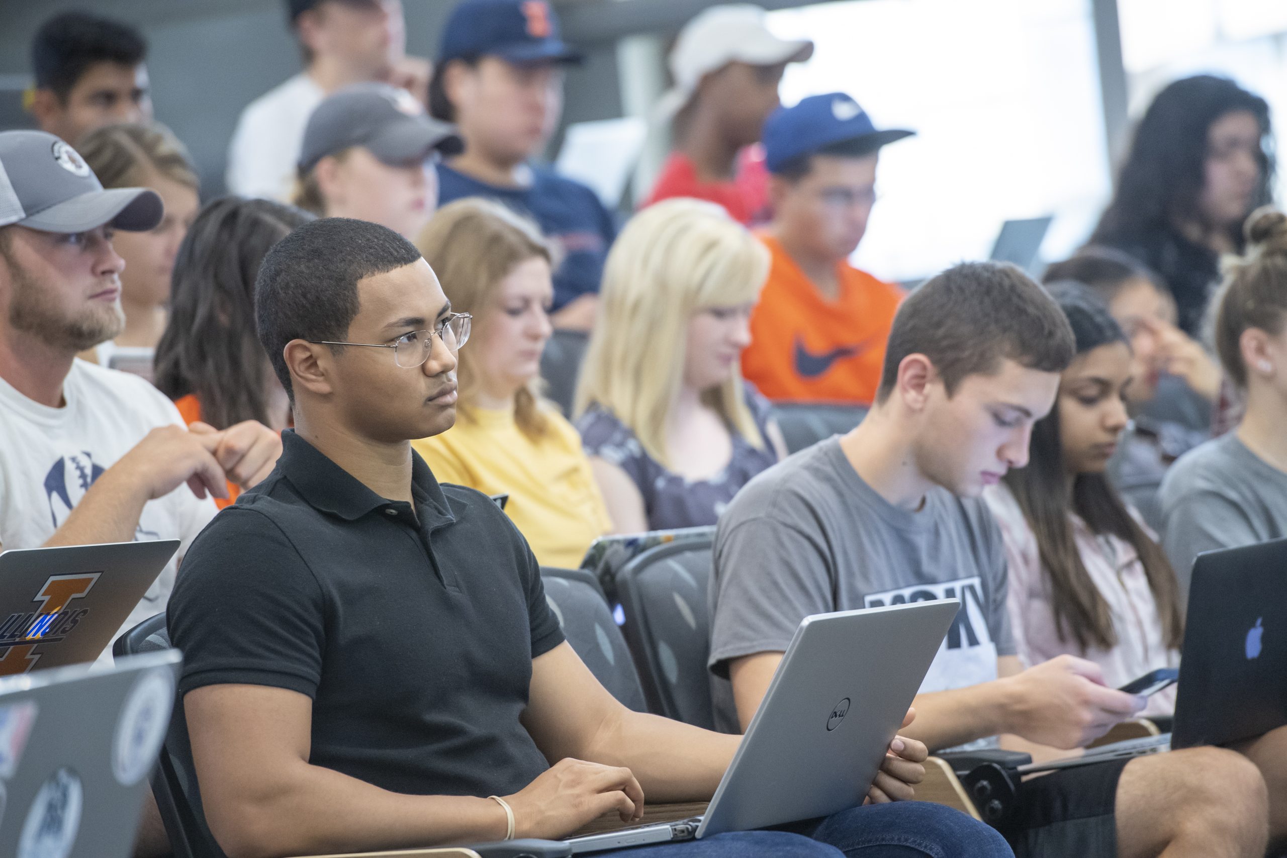 Students in lecture hall