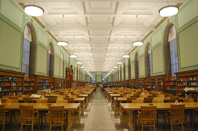Main library reading room