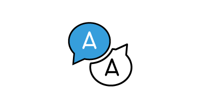 Conversation bubbles.