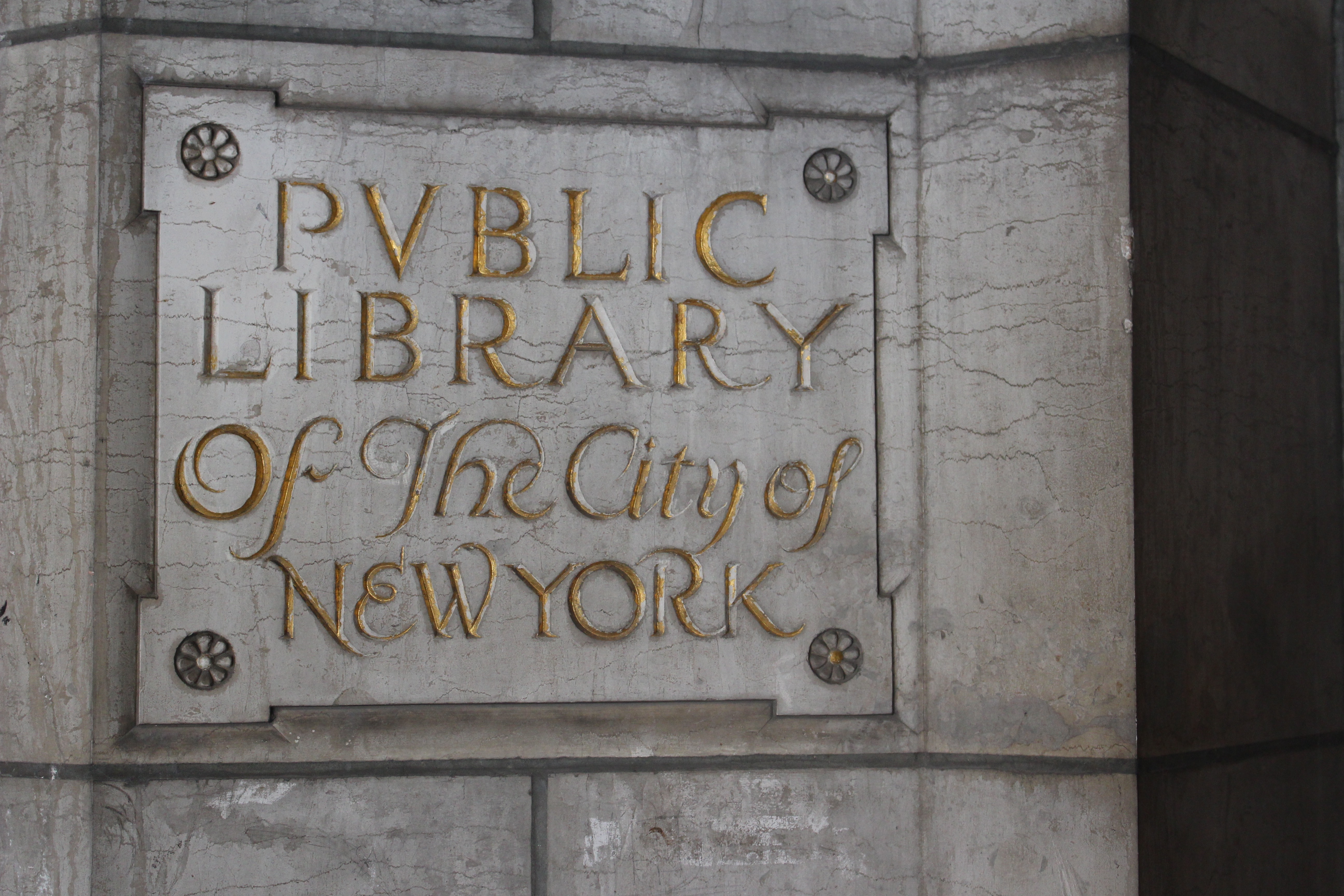 Engraving of New York Public Library