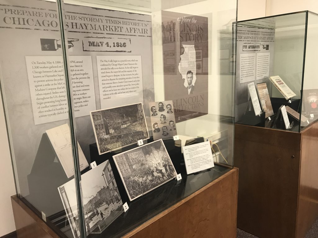 Image of IHLC's exhibit “Prepare for the Stormy Times Before Us”: Chicago’s Haymarket Affair