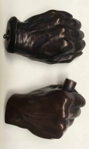 Copy of Volk's Abraham Lincoln hand casts