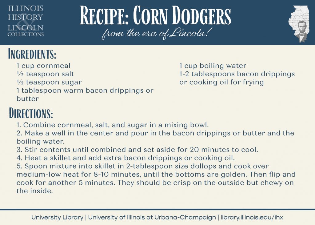 Recipe for corn dodgers