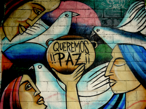 A street mural in El Salvador. (Photograph by R. Elizabeth Velásquez Estrada)