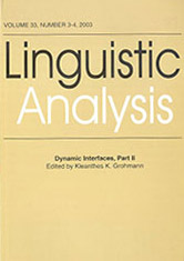Linguistic Analysis