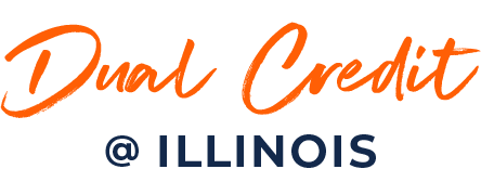 Dual Credit @ Illinois Title Text Treatment