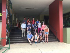 The whole gang and the University of Puerto Rico - Mayaguez