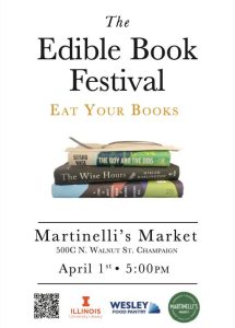 Edible Book Festival Promotional flyer