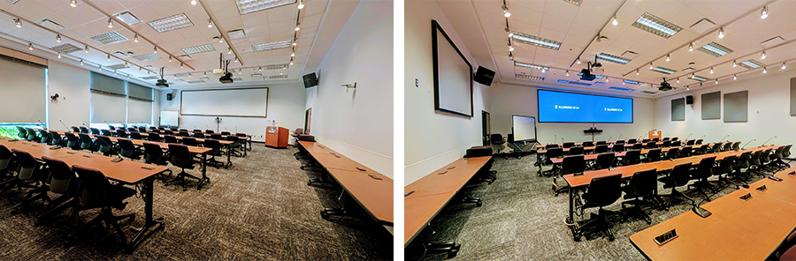 NCSA instructional lab with seating for 50