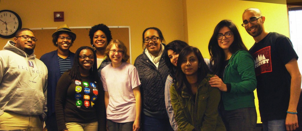 image of current members of GSLIS Students of Color
