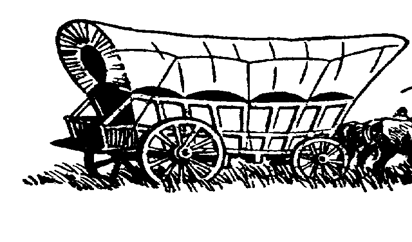 conestoga wagon illustration
