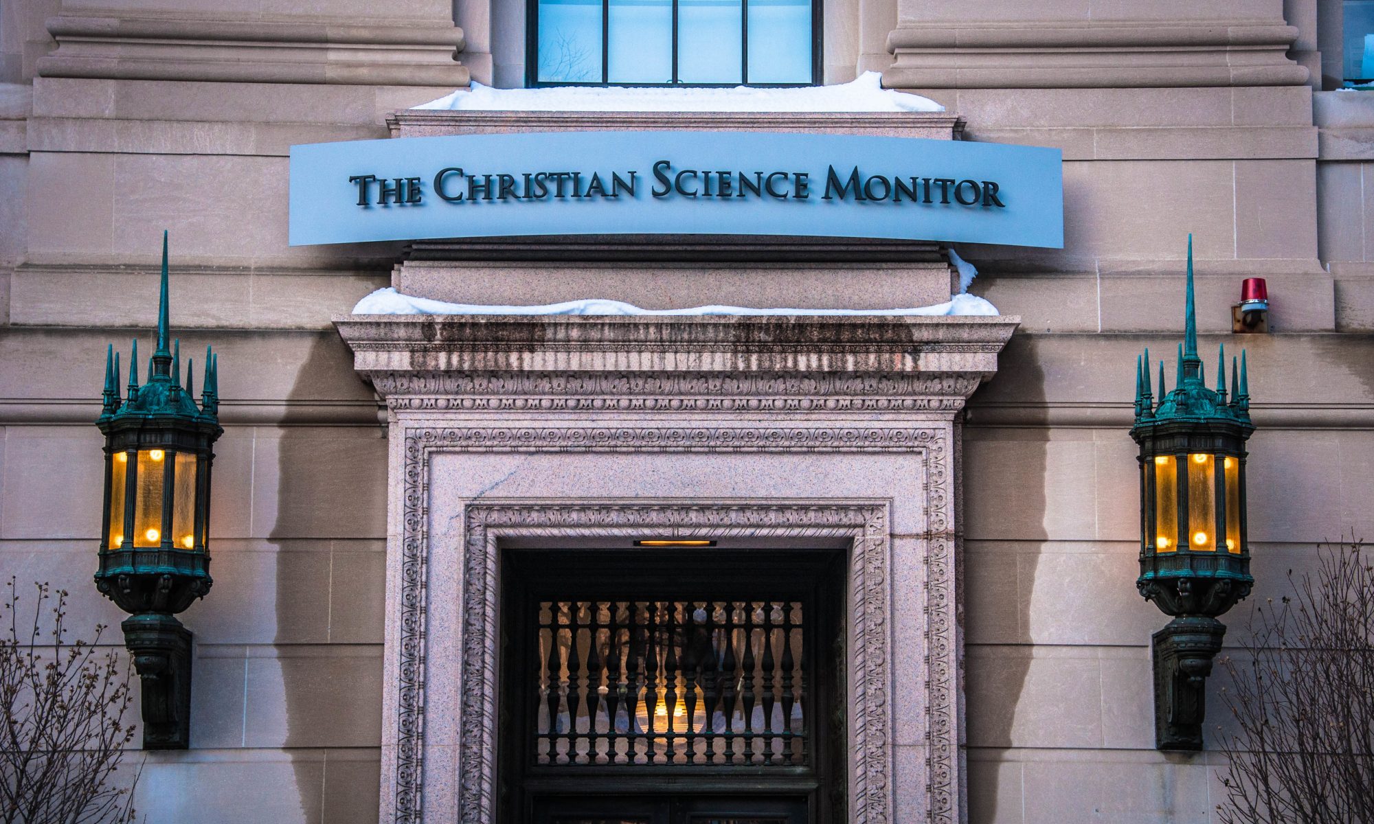 Christian Science Monitor front door