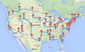 Road Trip Map, from - www.countryliving.com