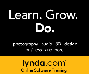 Learn. Grow. Do. - photography, audio, 3D, design, business and more. Lynda.com