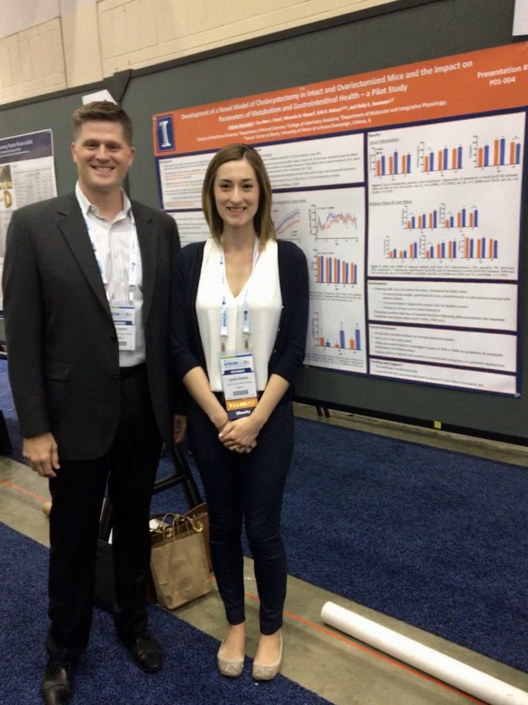 Celeste Alexander and Dr. Swanson at the Nutrition 2018 conference in Boston, MA