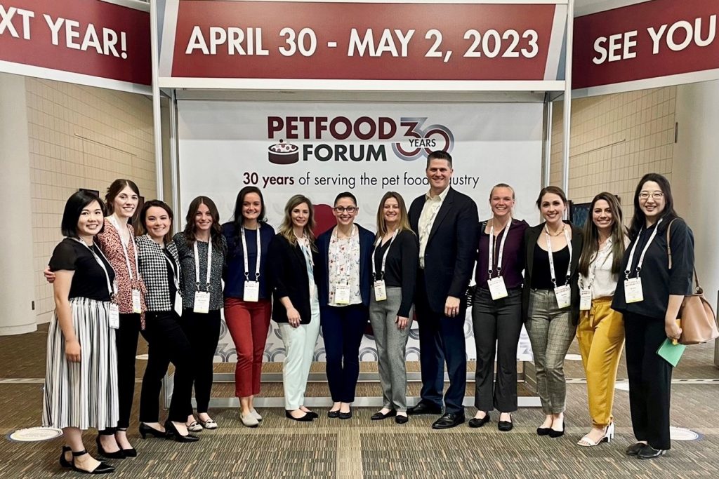 Swanson lab at Petfood Forum 2022 in Kansas City, Missouri, May 2022 