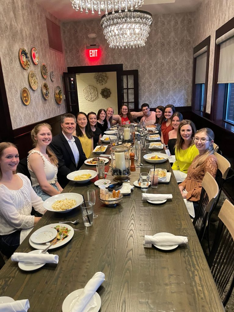 Swanson Lab Dinner in May 2023