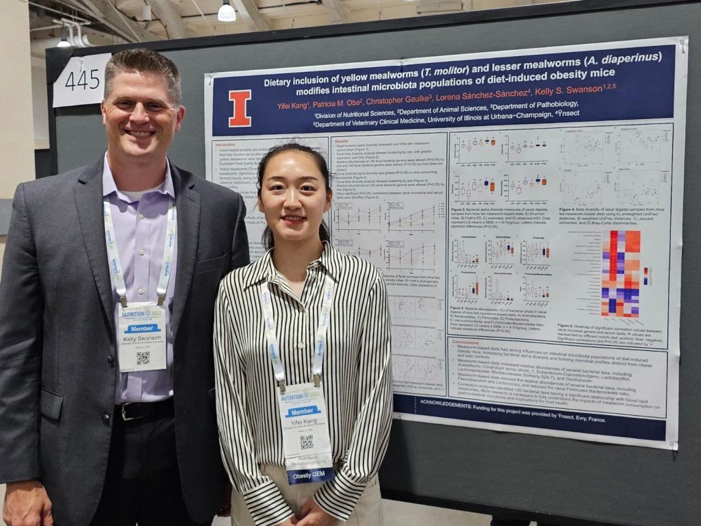 Dr. Swanson and Dr. Kang at Nutrition 2023 in Boston, MA, July 2023