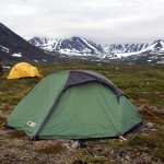 Hu lab field site camp at Orion Lake in Alaska.