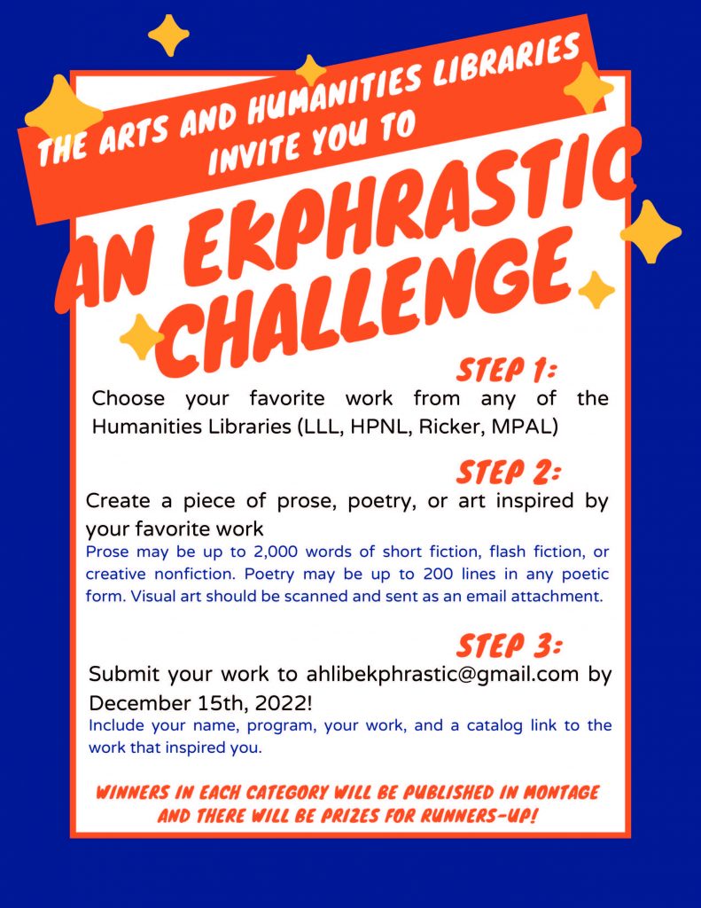 This image has an empty alt attribute; its file name is AH-Lib-Ekphrastic-Challenge-Flyer_Printable1-791x1024.jpg