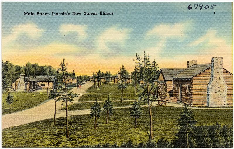 SmallTownSaturday New Salem, IL Illinois History & Lincoln Collections