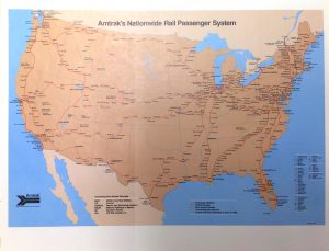 Amtrak's Nationwide Rail Passenger System, 1980.