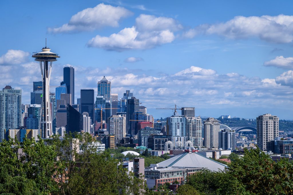 Seattle skyline from Kerry Park, Seattle, Washington. Photo credit: Diana Robinson, Flickr.