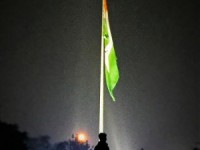Tiranga, the national flag of India hoisted at Central Park, Connaught Place. Photo credit: ADMI/Thomas Poole
