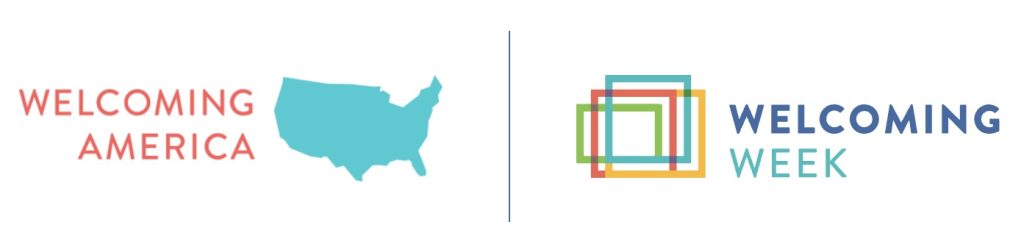 logos of Welcoming America and Welcoming Week