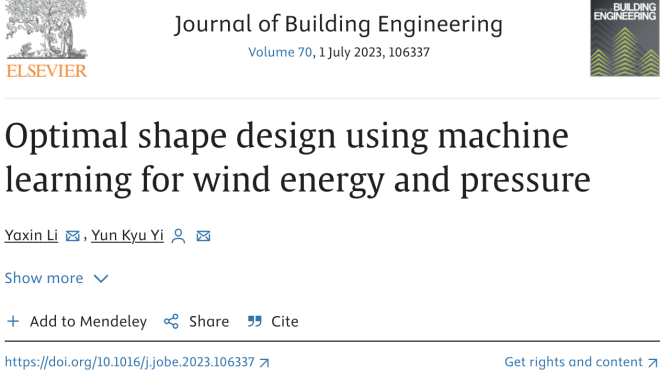 JOURNAL PUBLISHED IN Building Engineering