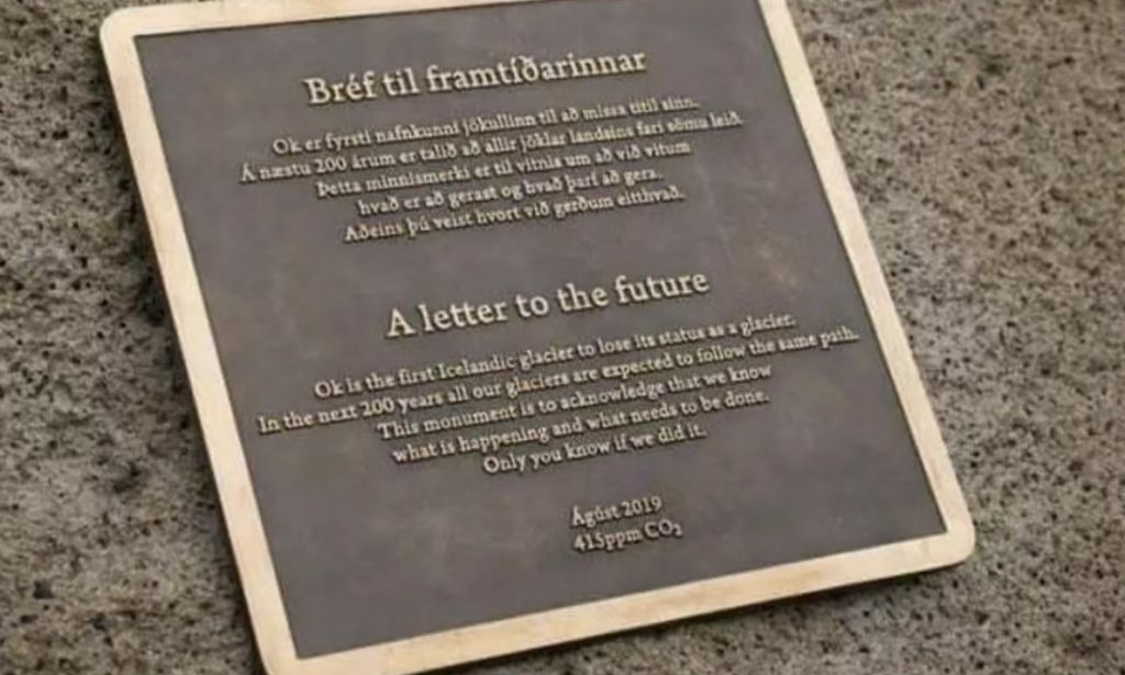 Global Warming The Funeral of a glacier rhet 101