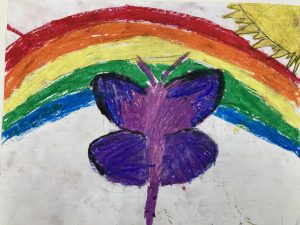 "Butterfly over the Rainbow" by Nyah Fitzgerald