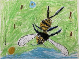 "The Wasp and Logs" by Jordan Petravick