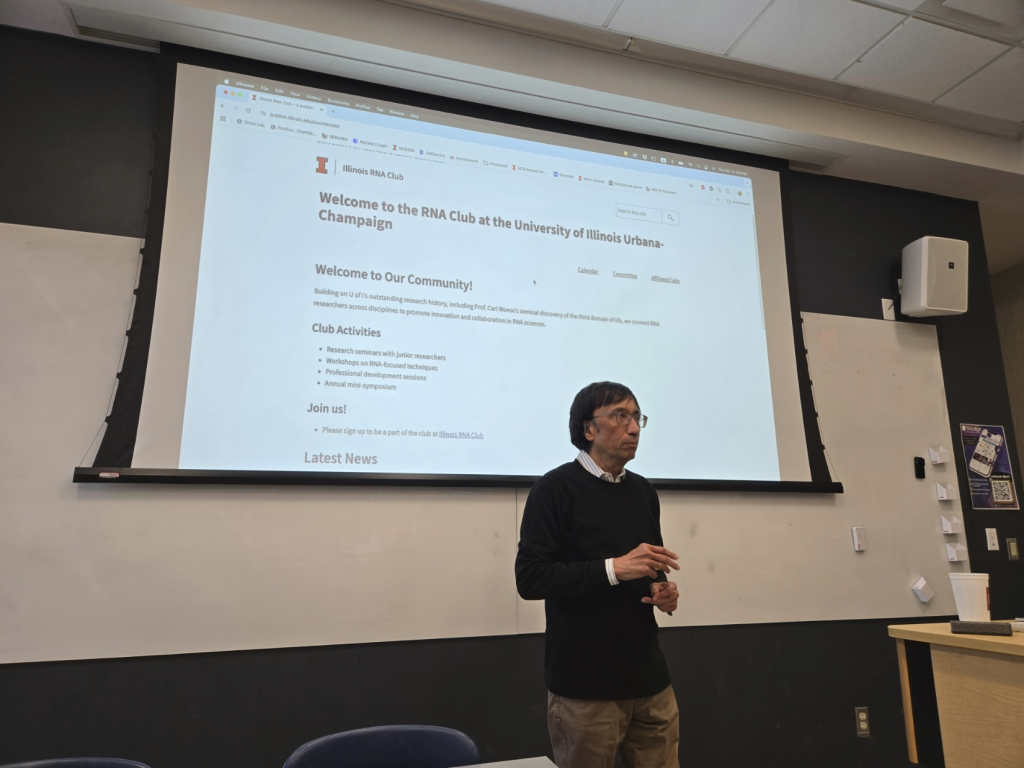 Milan K. Bagchi making a brief address