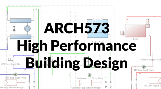 ARCH 576 High Performance Building Design – Fall 2021